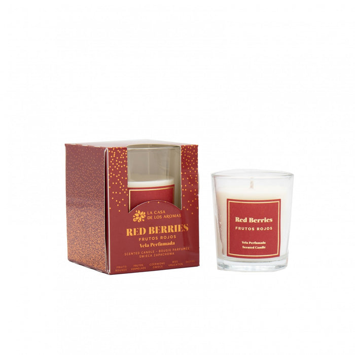 Vela Perfumada Navidad 120g - La Casa de los Aromas : Red Berries - 1