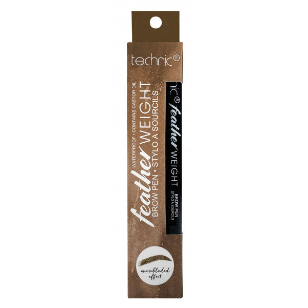 Featherweight Lápiz Cejas - Technic Cosmetics : Ash Brown - 1
