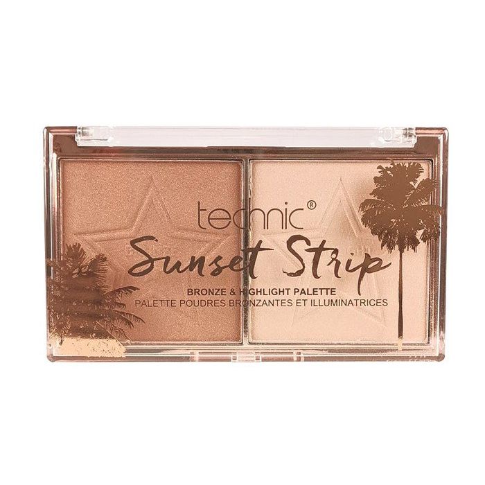 Sunset Trip Paleta Bronceador E Iluminador - Technic - Technic Cosmetics - 1