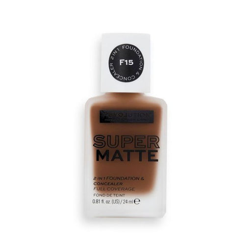 Base de Maquillaje Relove Super Matte - Make Up Revolution : F15 - 1