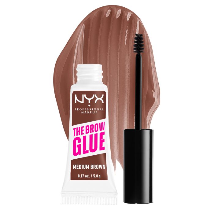 Gel Fijador Cejas the Brow Glue - Nyx : Medium Brown - 1