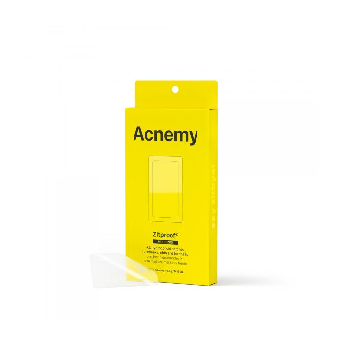 Zitproof Parches Hidrocoloides Xl para Mejillas, Mentón y Frente - Acnemy - 1