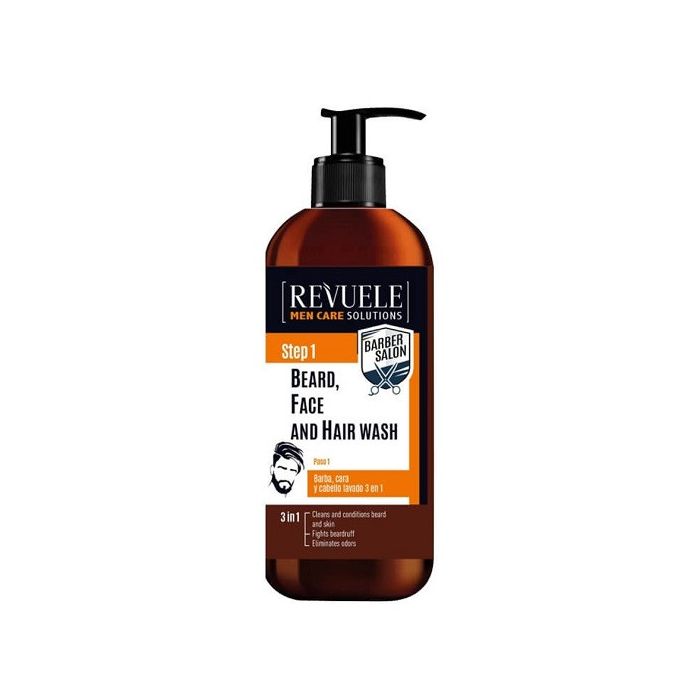 Gel 3 en 1 Barba + Cabello + Rostro - Revuele - 1