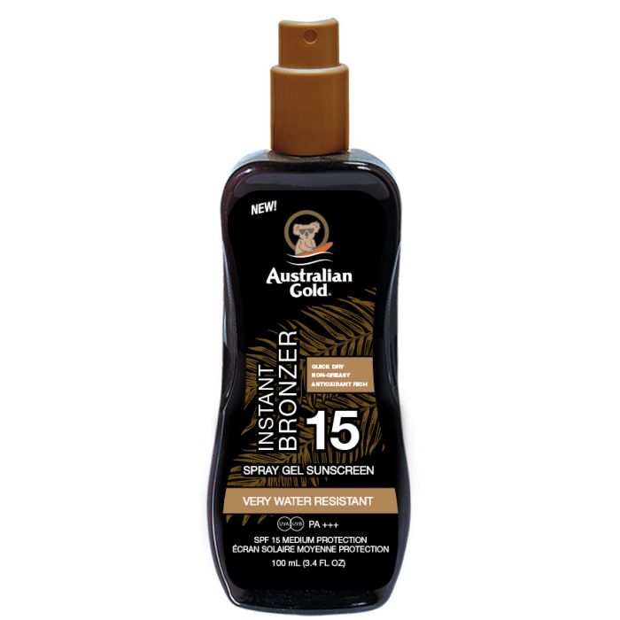 Spray Protector Solar con Autobronceador Instant Bronzer - Australian Gold - 1