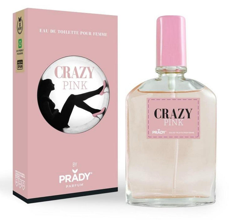 Eau de Toilette Crazy Pink 90ml para Mujer - Prady - 1