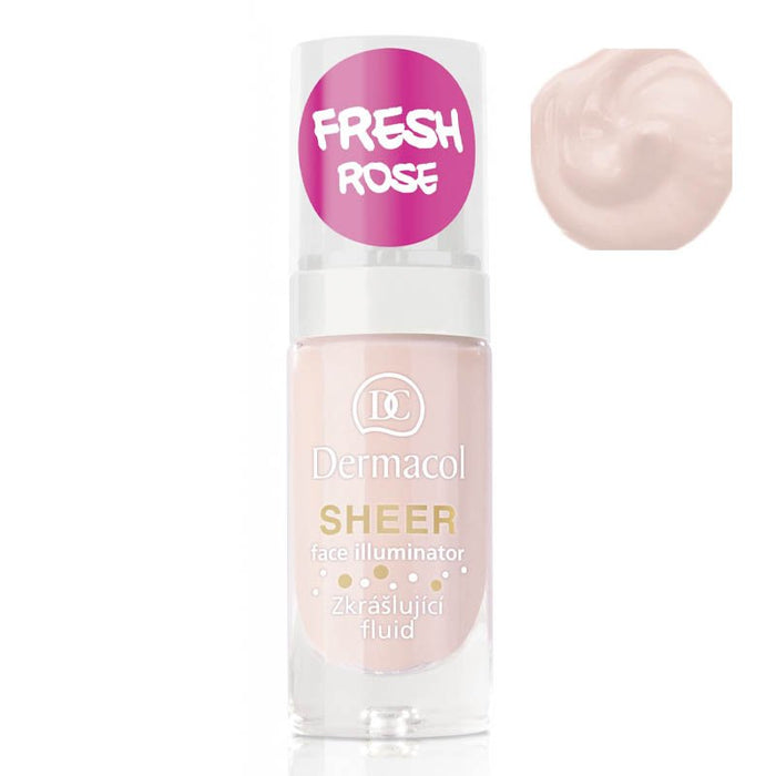 Iluminador Líquido - Dermacol : Iluminador líquido - Rosa fresca - 1