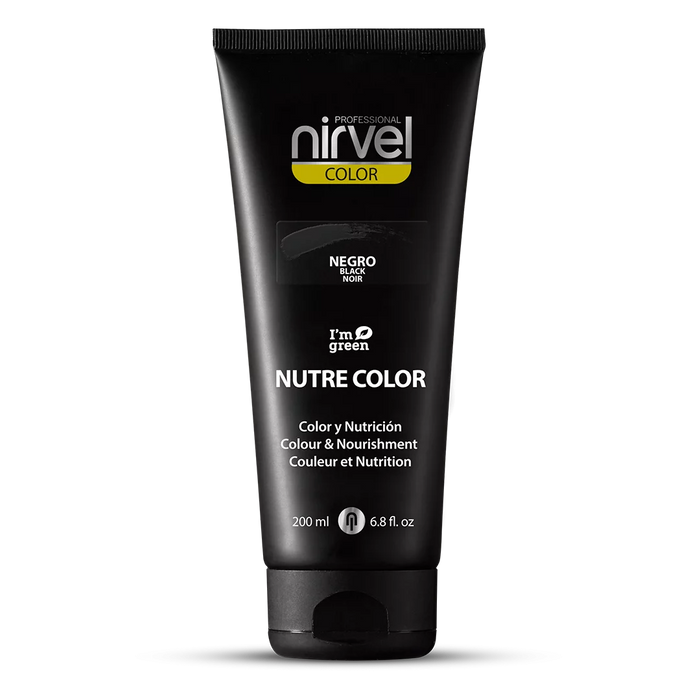 Mascarilla de Color Nutre Color 200 ml - Nirvel : Negro - 1