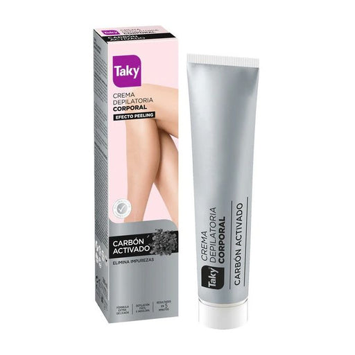 Carbón Activado Crema Depilatoria Corporal - Taky - 1