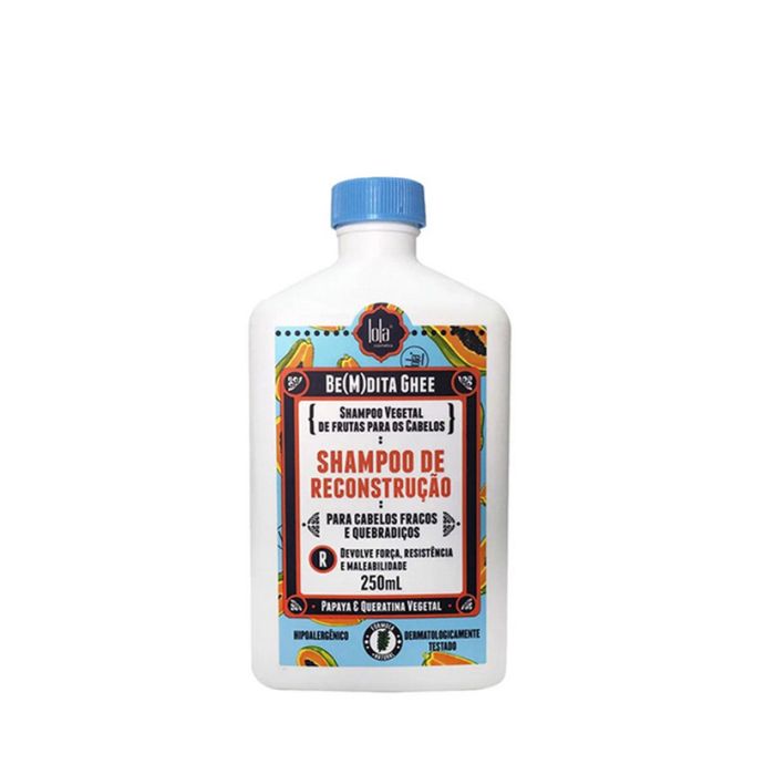 Champú Reconstrutivo - Be(m)dita Ghee - Papaya E Queratina Vegetal 250ml - Lola Cosmetics - 1