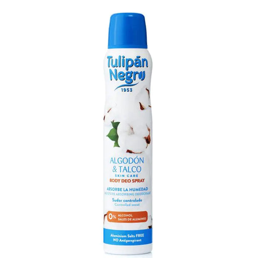 Desodorante en Spray Algodón y Talco - Tulipan Negro - 1