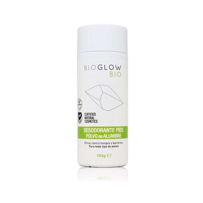 Desodorante Pies 100% Natural Polvo de Alumbre - Bioglow - 1