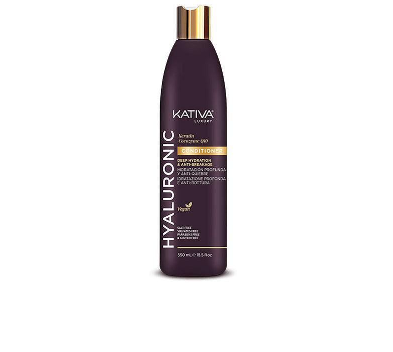 Acondicionador con Acido Hialurónico, Keratina y Coenzima Q10 - Kativa : 550 ML - 1