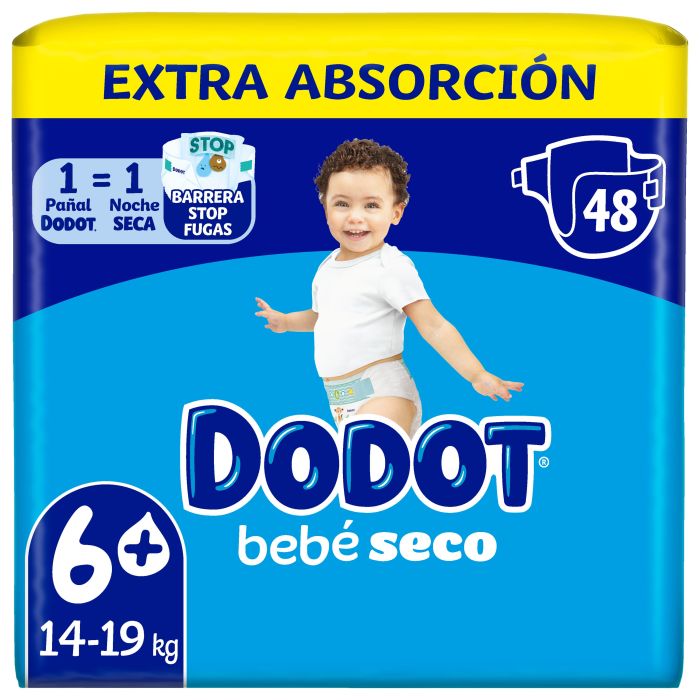 Mainline Extra Jumbo Pack Talla 6+: 48 Unidades - Dodot - 1