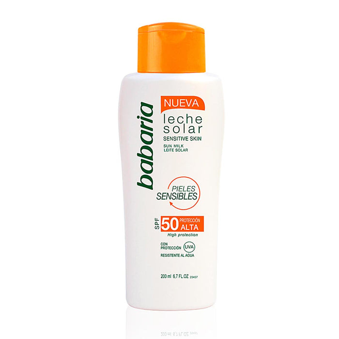 Leche Protector Solar Spf50 - Pieles Sensibles - Babaria - 1