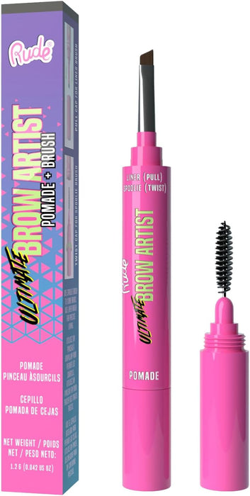 Pincel de Cejas - Ultimate Brow Artist - Pomade & Brush - Rude : Neutral Brown - 1