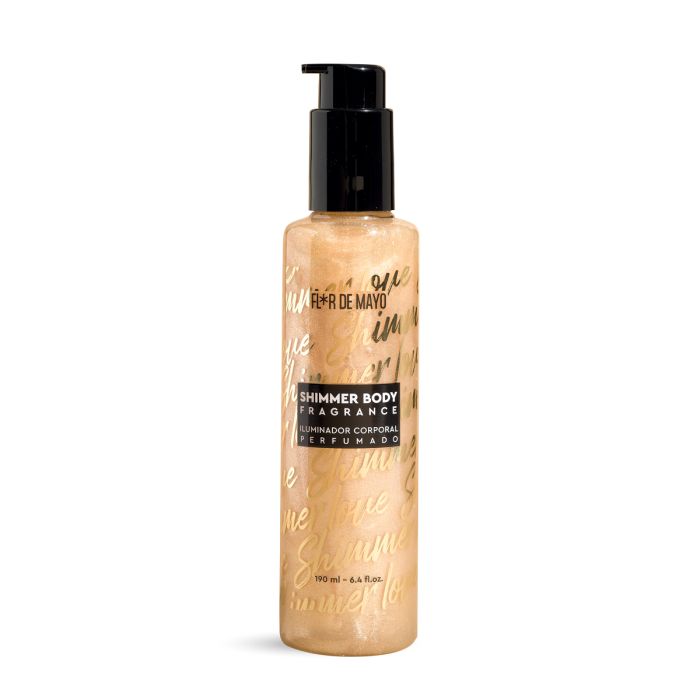 Iluminador Corporal Perfumado Shimmer Body Fragance - Flor de Mayo : GOLD 190ml - 1