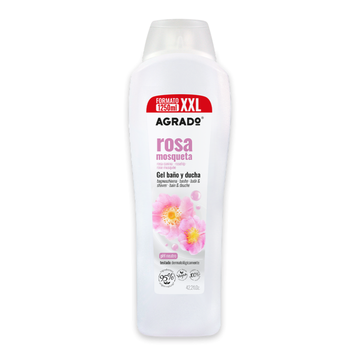 Gel de Baño y Ducha Rosa Mosqueta - Agrado - 1