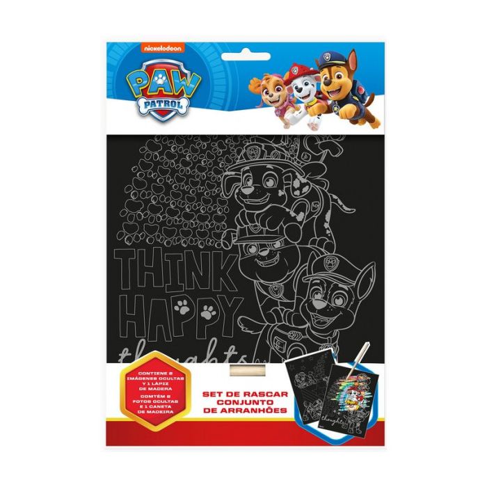 Set de Papelería Patrulla Canina Scratch Art - Nickelodeon - 1
