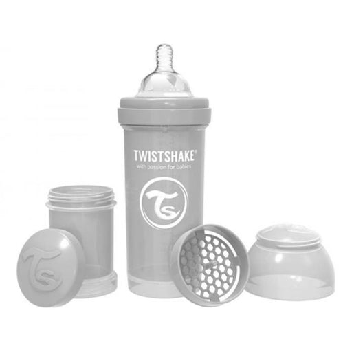 Biberón Anticólico Gris - Twistshake : 260ml - 1