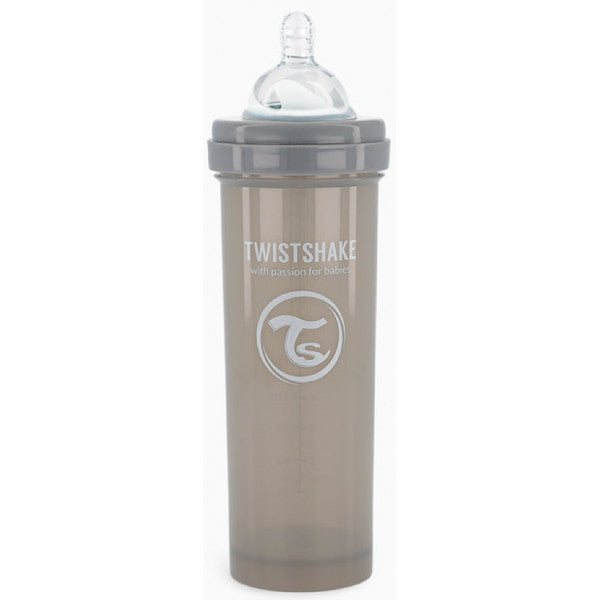 Biberón Anticólico Gris - Twistshake : 330 ML - 1