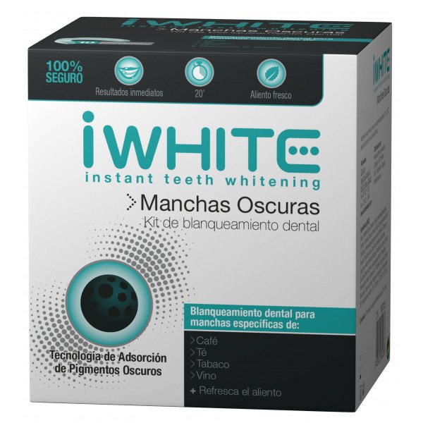 Kit Blanqueamiento Dental para Manchas Oscuras - 10 Moldes - Iwhite - 1