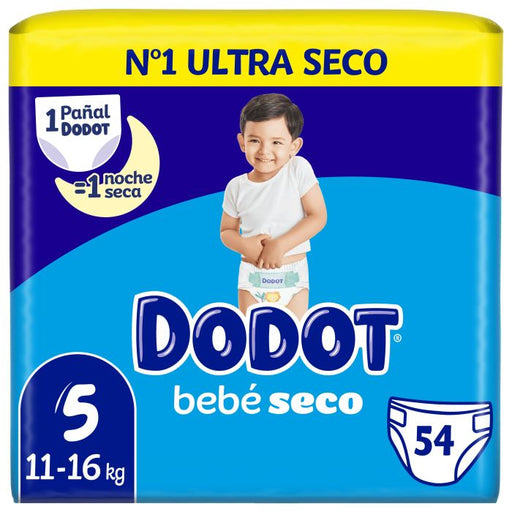 Pañales Etapas Talla 5 (11-16 Kg) - 54 Uds - Dodot - 1