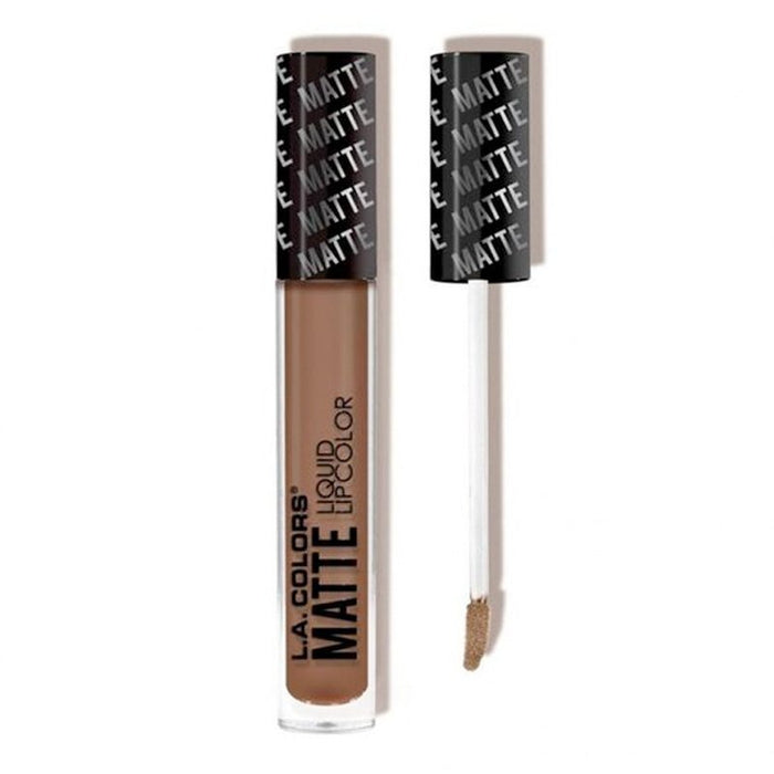 Labial Líquido - Matte Liquid Lip Color - L.A. Colors : Suede - 1