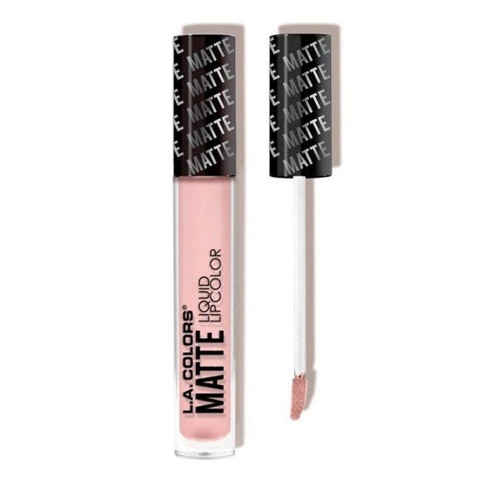 Labial Líquido - Matte Liquid Lip Color - L.A. Colors : Barely There - 1