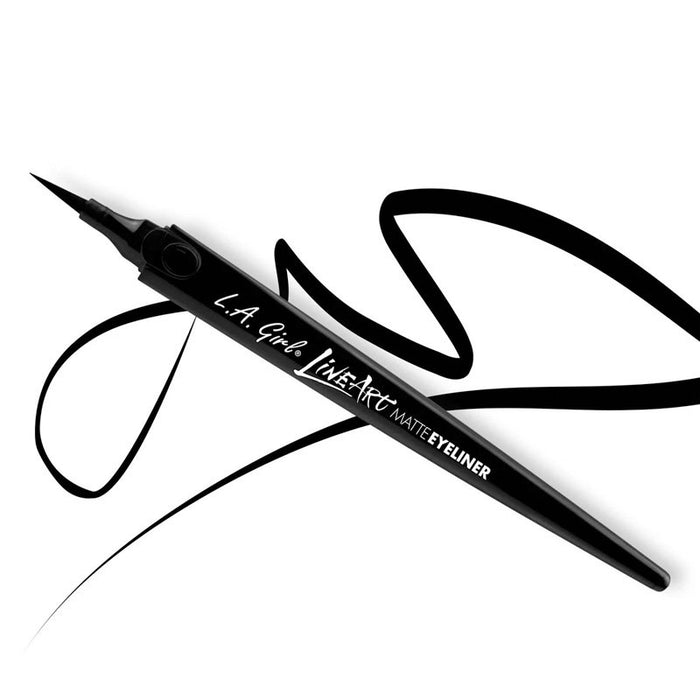Delineador Art Liner Matte - L.A. Girl : Intense Black - 1