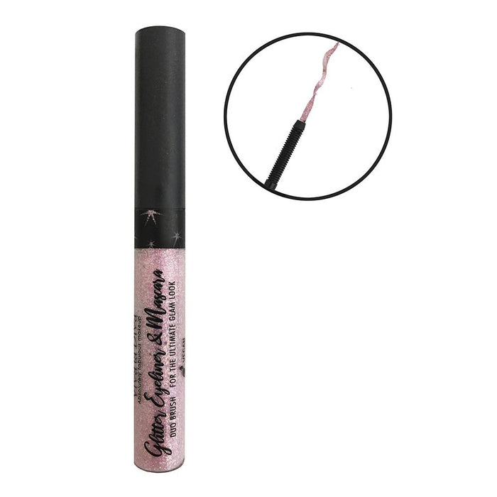 Delineador de Ojos Líquido - Glitter Eyeliner & Mascara - Viva la Diva : Rosa Disco - 1