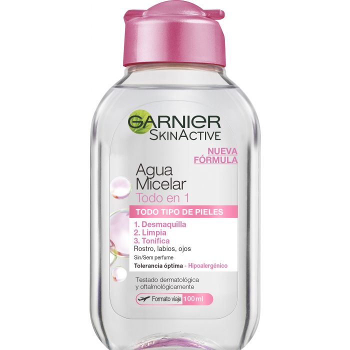 Agua Micelar Todo en uno - Garnier : 100 ml - 1