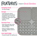 Lick Mat Antiestrés para Perros y Gatos - Gris - Bugalugs - 3