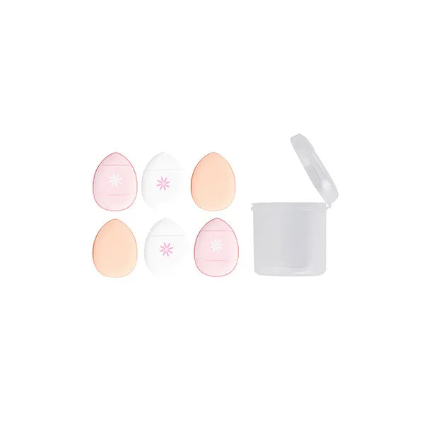 Mini Pillow Puffs - Mini Esponjas de Maquillaje - 6 uds - Brushworks - 2