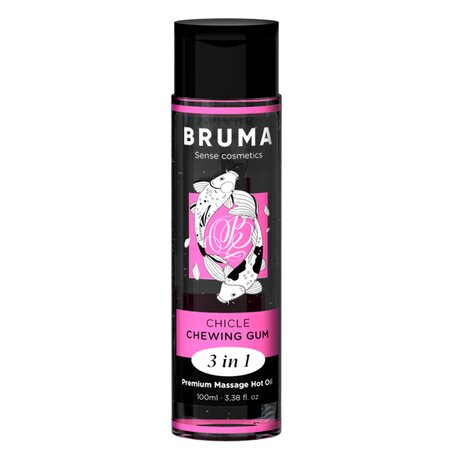 Aceite de Masaje Efecto Calor - Sabor a Chicle - Bruma - 1