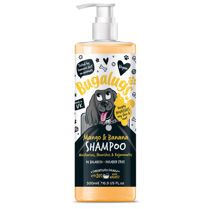 Champú Refrescante Mango & Banana - Bugalugs : 500ml - 1