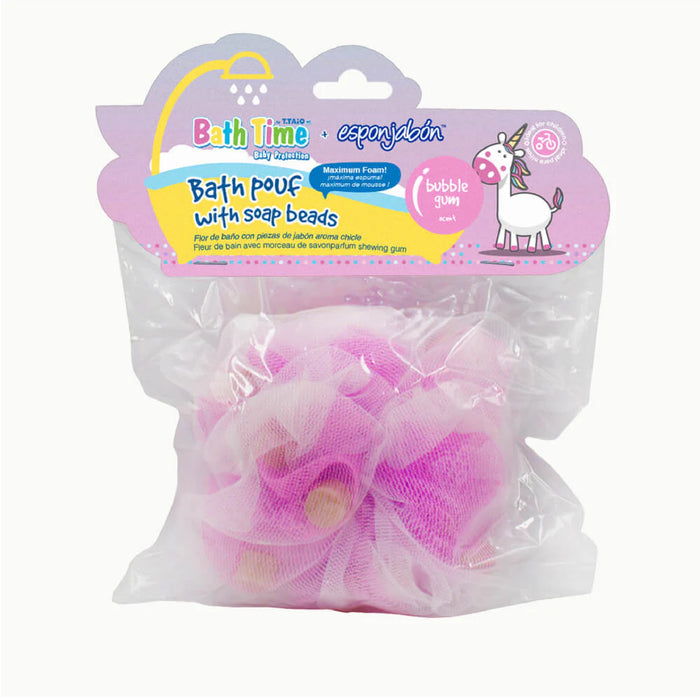Esponjabón - Flor de Baño Infantil - T.taio : Bubble Gum - 1