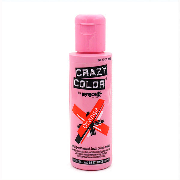 Tinte Semi Permanente sin Amoniaco 100ml - Crazy Color : 60 Orange - 1