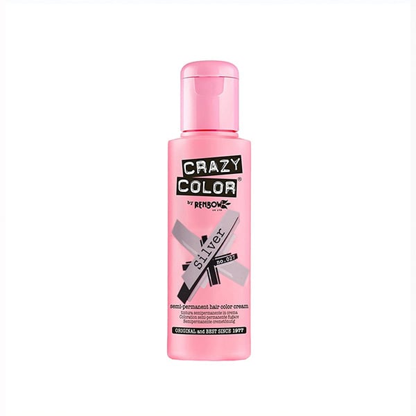 Tinte Semi Permanente sin Amoniaco 100ml - Crazy Color : 27 -  Silver - 1