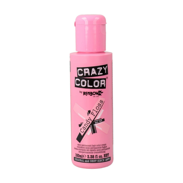 Tinte Semi Permanente sin Amoniaco 100ml - Crazy Color : 65 -  Candy Floss - 1