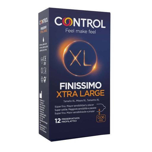 Preservativo Finissimo Xl - Control : 12 Unidades - 1