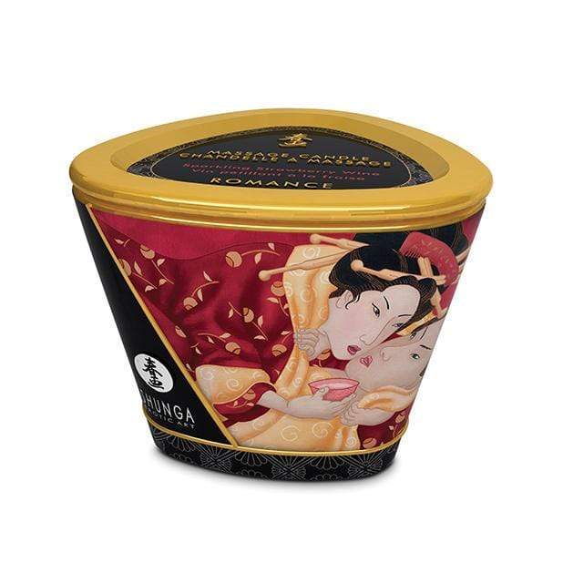 Mini Caress by Candelight Vela Masaje Fresa y Vino 170ml - Shunga - 1