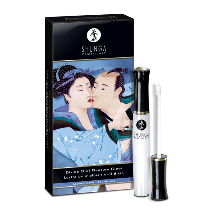 Brillo de Labios Placer Oral Agua de Coco - Aphrodisiacs - Shunga - 1