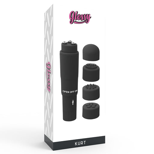 Pocket Kurt Masajeador Negro - Glossy - 2