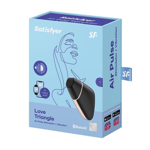 Connect Estimulador Clitoris Love Triangle Black - Satisfyer - 1