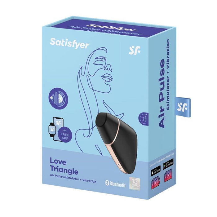 Connect Estimulador Clitoris Love Triangle Black - Satisfyer - 1