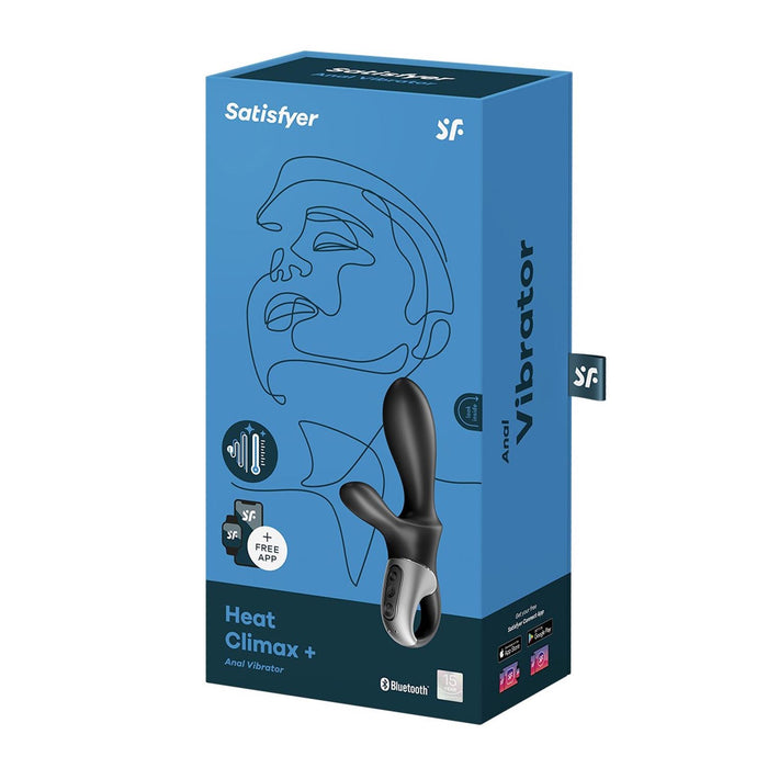 Heat Climax + Vibrador Anal App - Negro - Satisfyer - 1