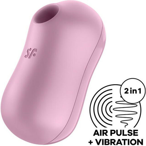 Cotton Candy Estimulador y Vibrador - Lila - Satisfyer - 1