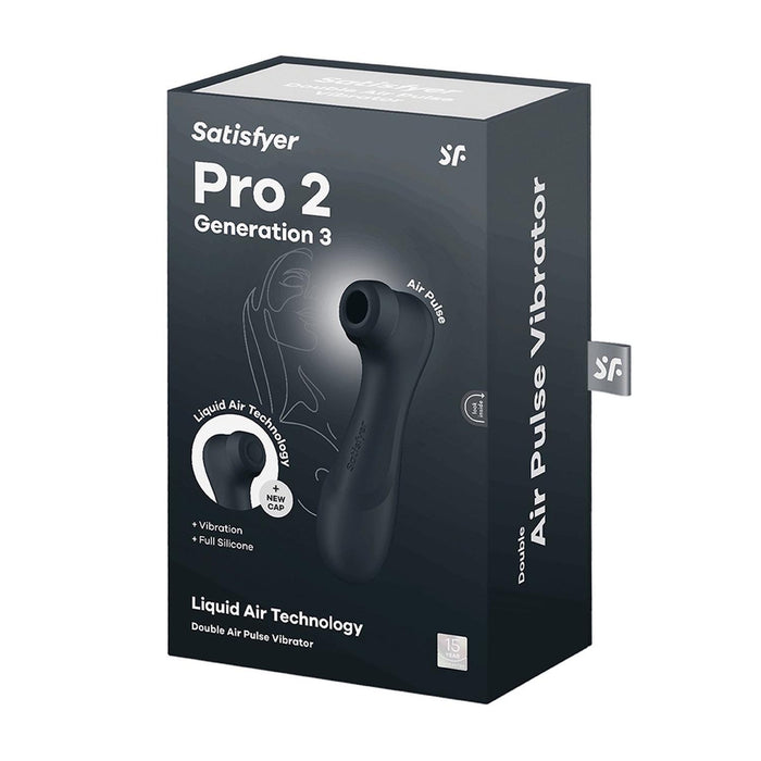Pro 2 Generación 3 Liquid Air Technology - Negro - Satisfyer - 1