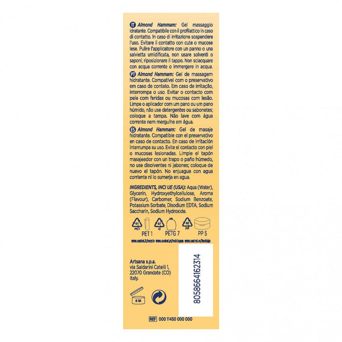 Gel de Masaje 3 en 1 Leche de Almendra 200ml - Control - 2