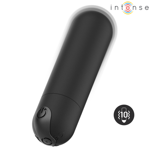 Mini Bala Vibradora Karen 10 Modos Recargable – Negro - Intense - 3